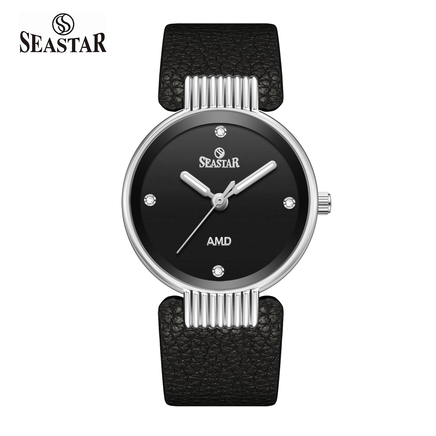 Seastar 2461 Couple – Leather Strap Watch Set For her & him