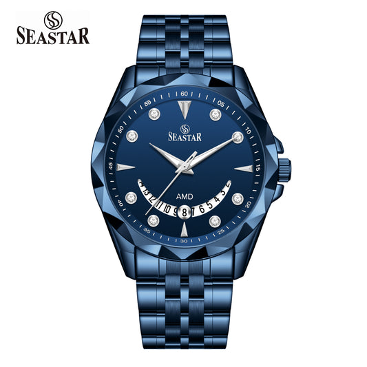 Seastar SS-2472M Stainless Steel Men's Watch