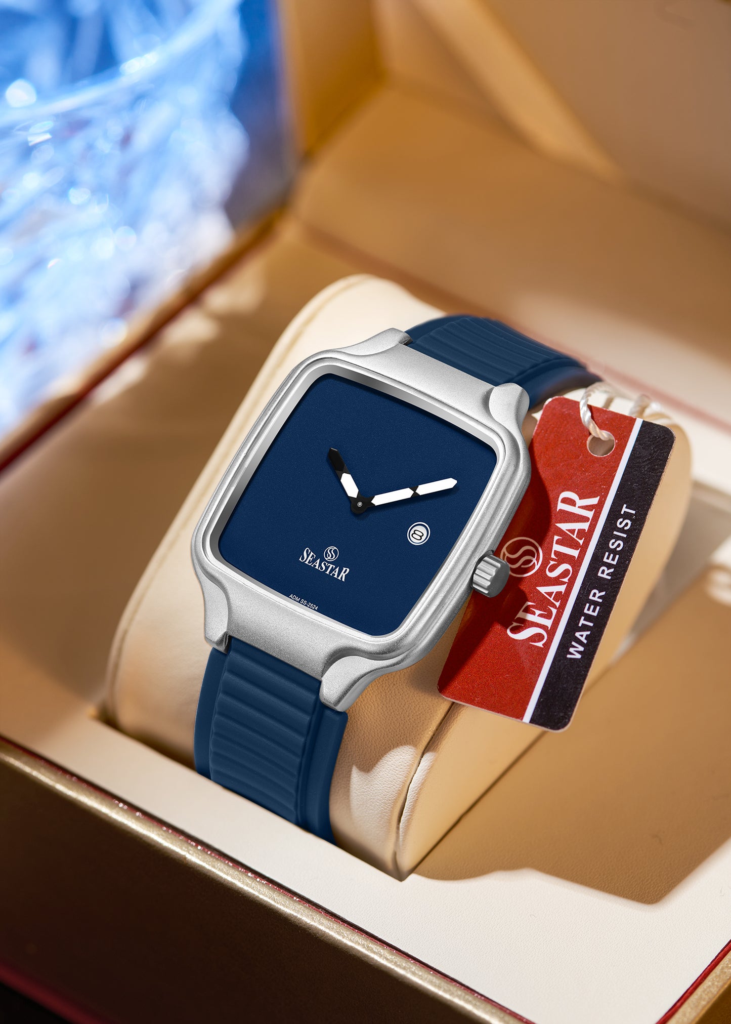 Seastar SS-2524M Silicone Straps Watch Men's Watch