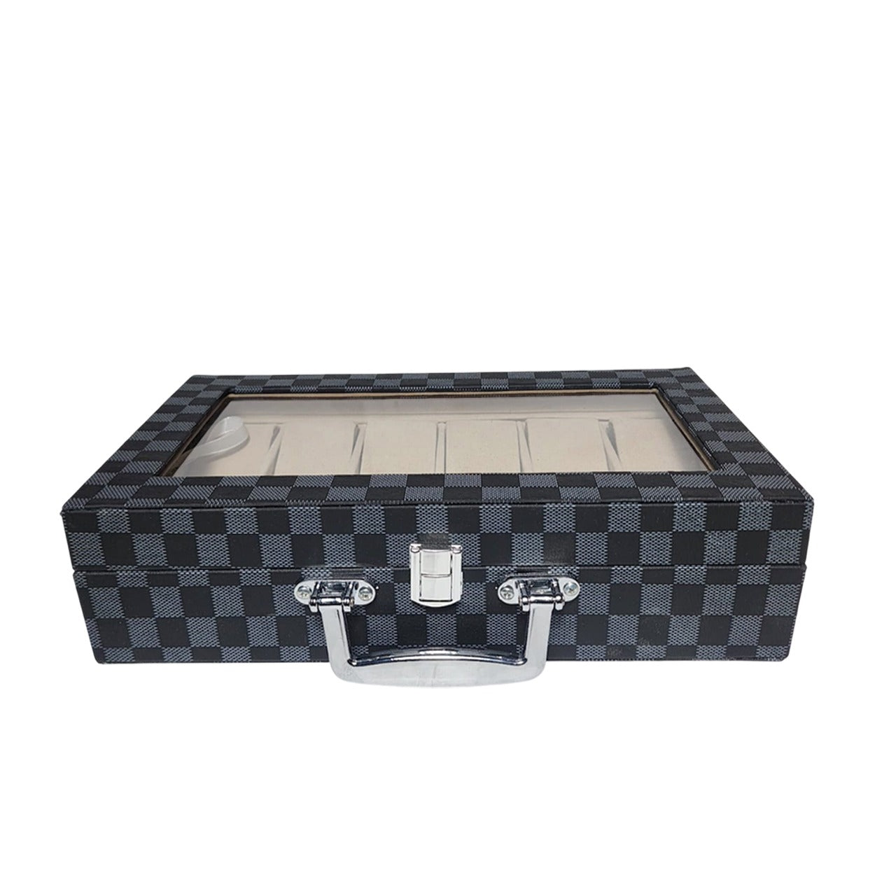 Brand PU Leather Display Collection Storage 12 Grids Watch Organizer Box