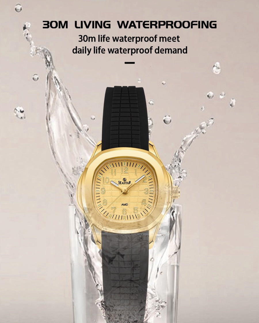 Seastar SS-2442L Women’s Sport Style Silicone Strap Watch