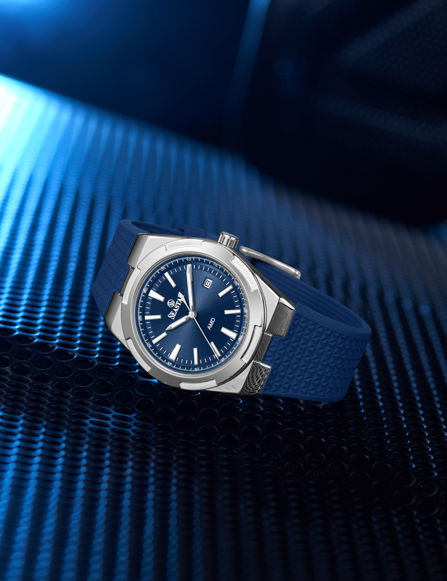 Seastar 2489 Premium Silicone Strap Men's Watch