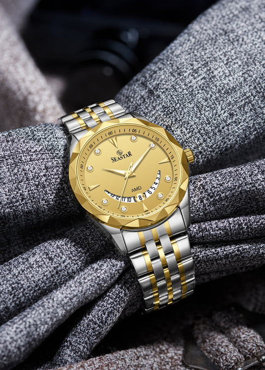 Seastar SS-2472M Stainless Steel Men's Watch
