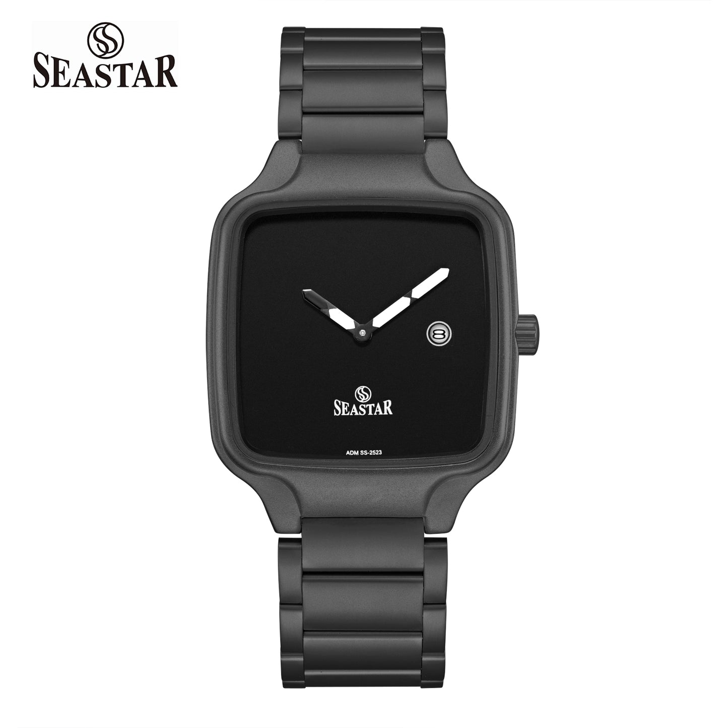 Seastar SS-2523M Square Dial Stylish Stainless Steel Chain Men’s Watch