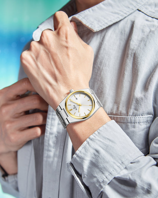 Seastar SS-2510M Minimalist Executive Stainless Steel Men's Luxury Watch