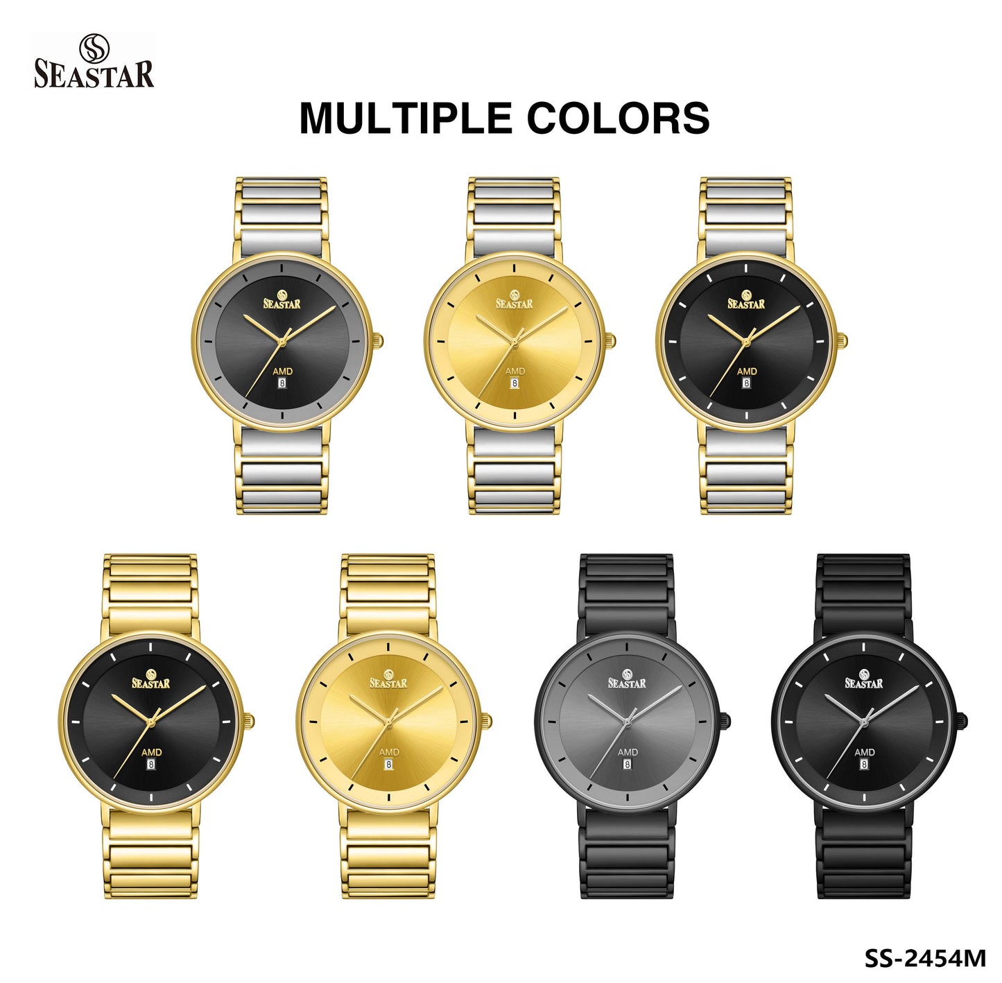 SEASTAR SS-2454M Ultra-Slim Analog Men’s Watch