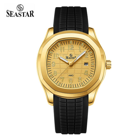 Seastar SS-2442M – Men's Sport Silicone Strap Casual Watch