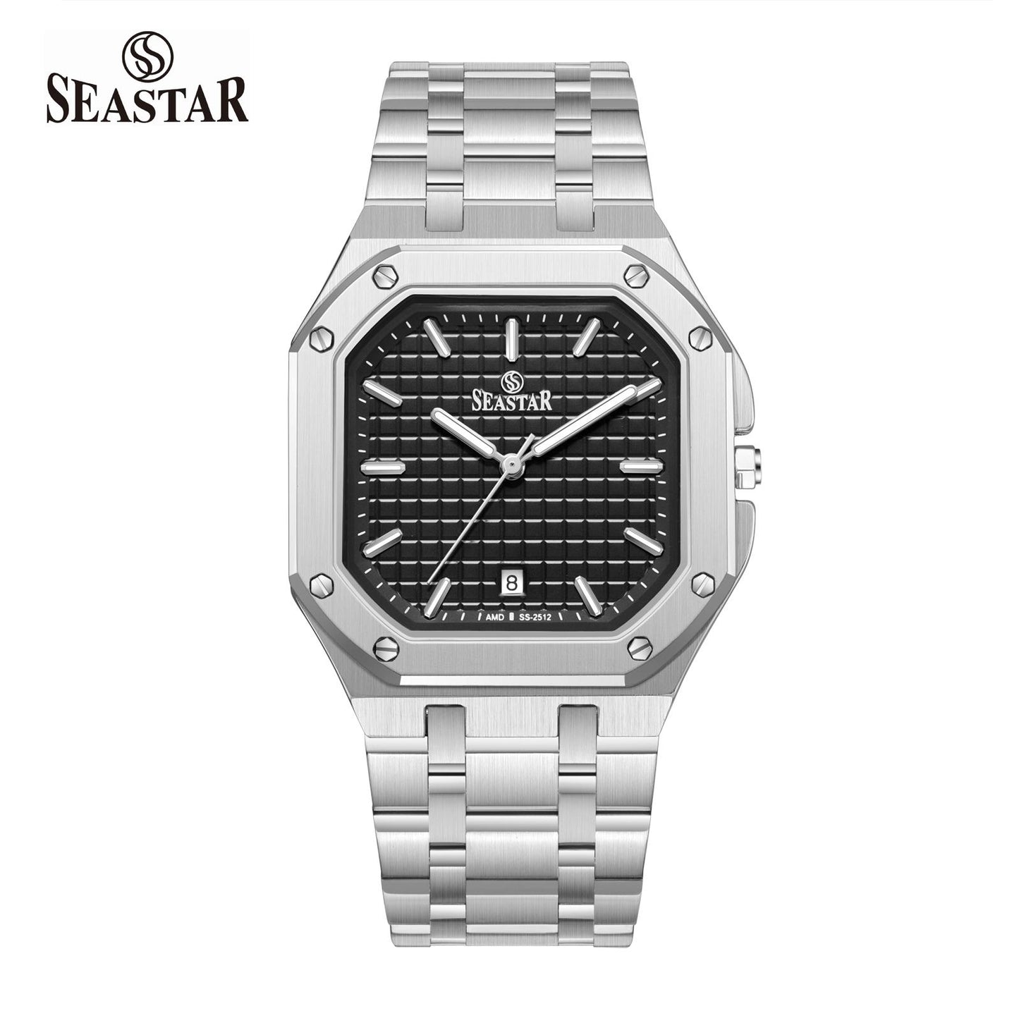 Seastar SS-2512M Japan Movement Premium Stainless Steel Chain Men's Watch