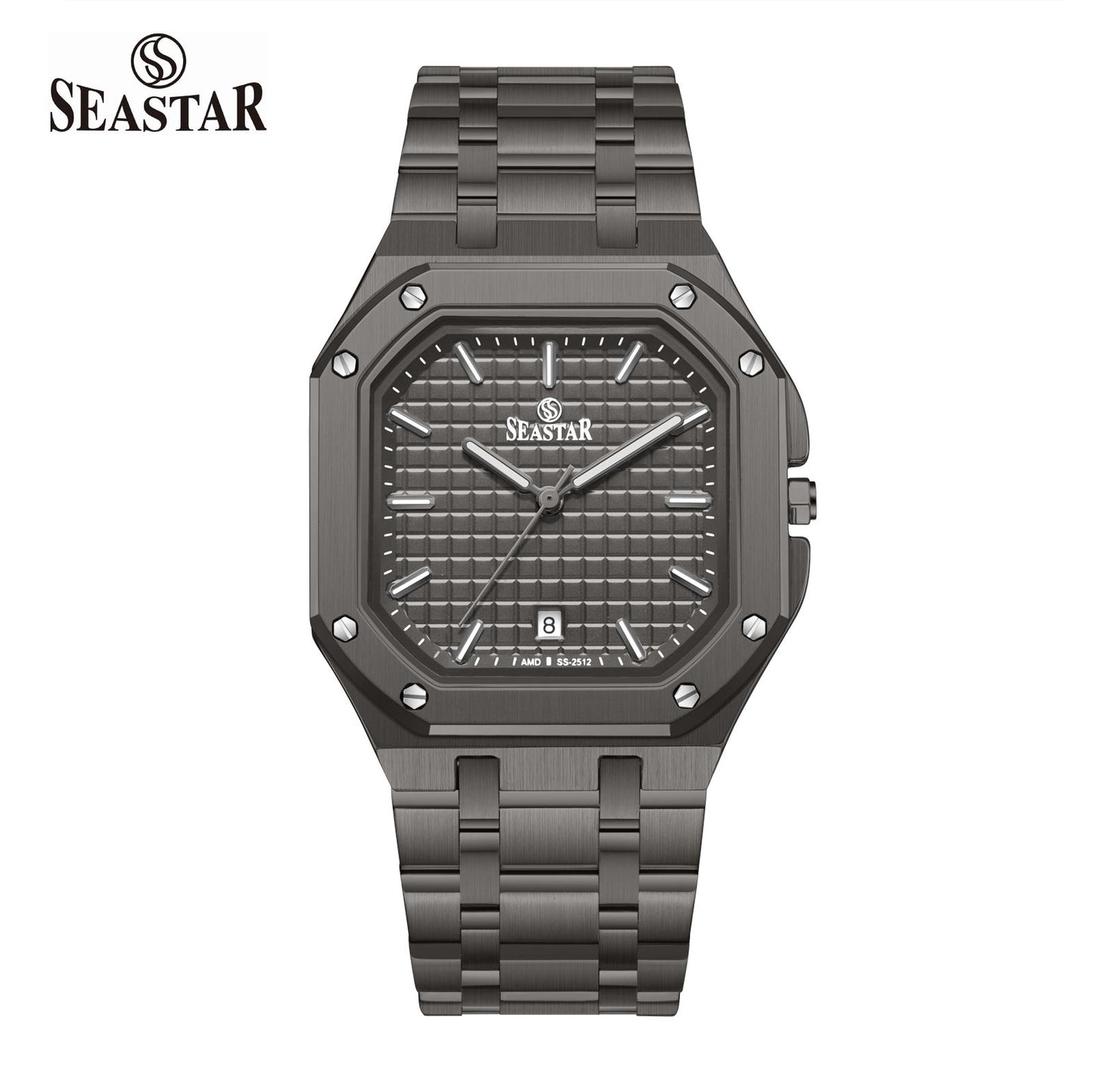 Seastar SS-2512M Japan Movement Premium Stainless Steel Chain Men's Watch