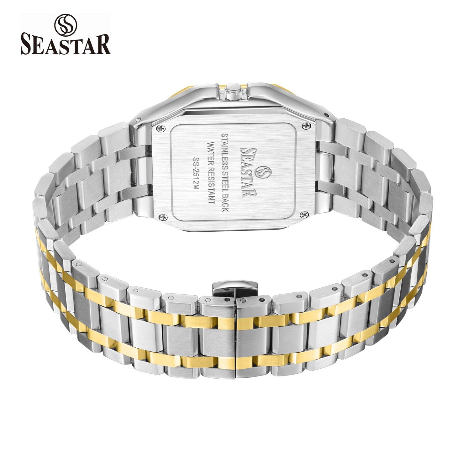Seastar SS-2512M Japan Movement Premium Stainless Steel Chain Men's Watch