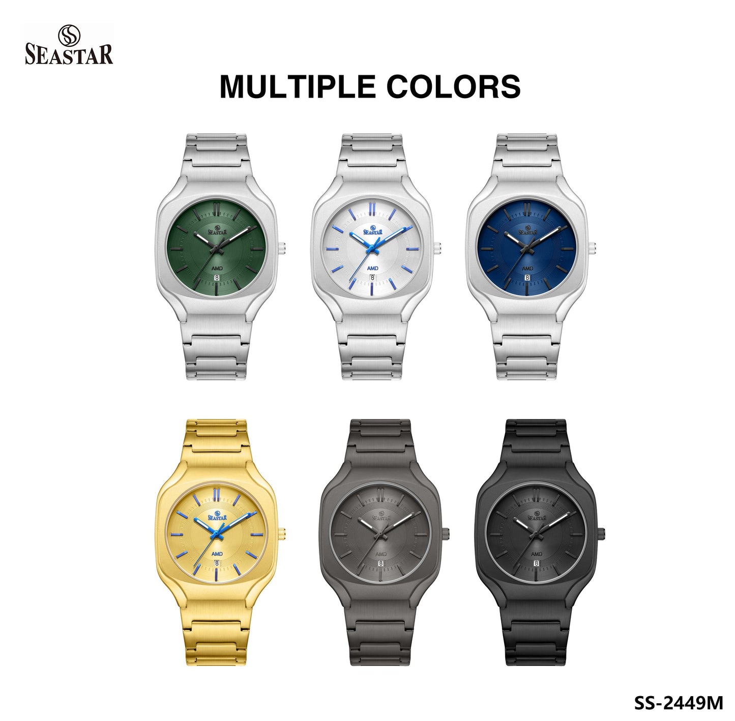 SEASTAR SS-2449M Sleek Analog Men's Watch with Date