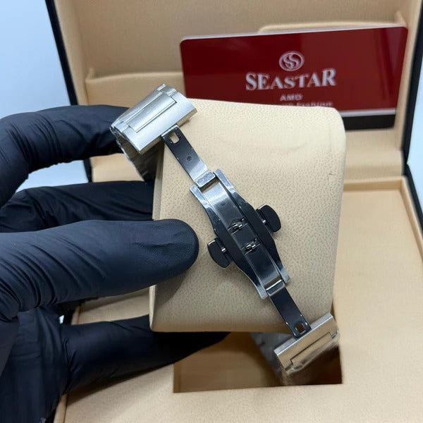 Seastar SS-2523M Square Dial Stylish Stainless Steel Chain Men’s Watch