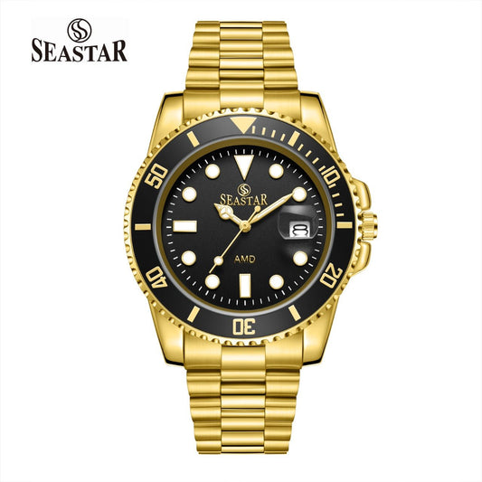 Seastar 5839M โ Stainless Steel Men's Luxury Watch - Seastar Watches-Stainless Steel-Seastar Men