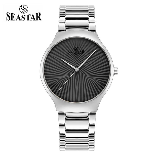 Seastar SS-2470M – Ultra Slim Stainless Steel Men's Watch - Seastar Watches-Stainless Steel-Seastar Women