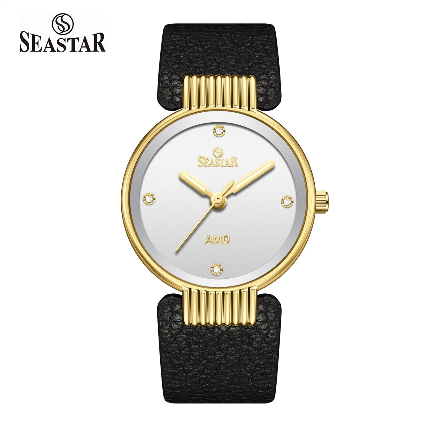 Seastar 2461 Couple – Leather Strap Watch Set For her & him
