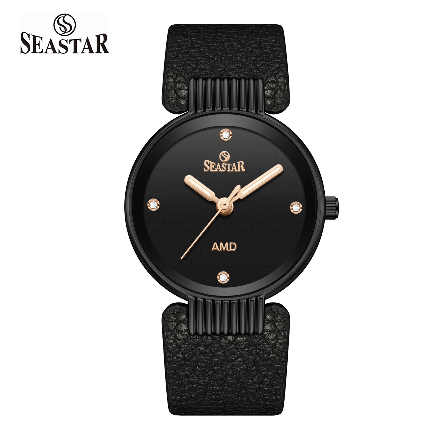 Seastar 2461 Couple – Leather Strap Watch Set For her & him