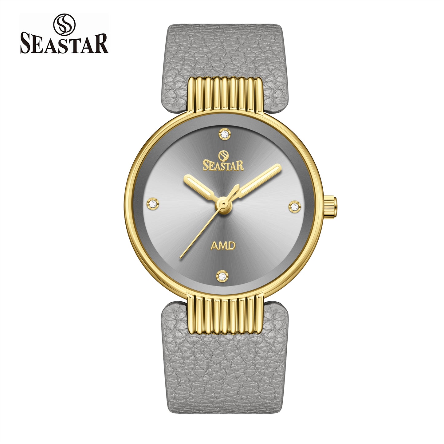 Seastar 2461 Couple – Leather Strap Watch Set For her & him