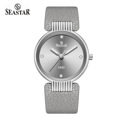 Seastar 2461 Couple – Leather Strap Watch Set For her & him