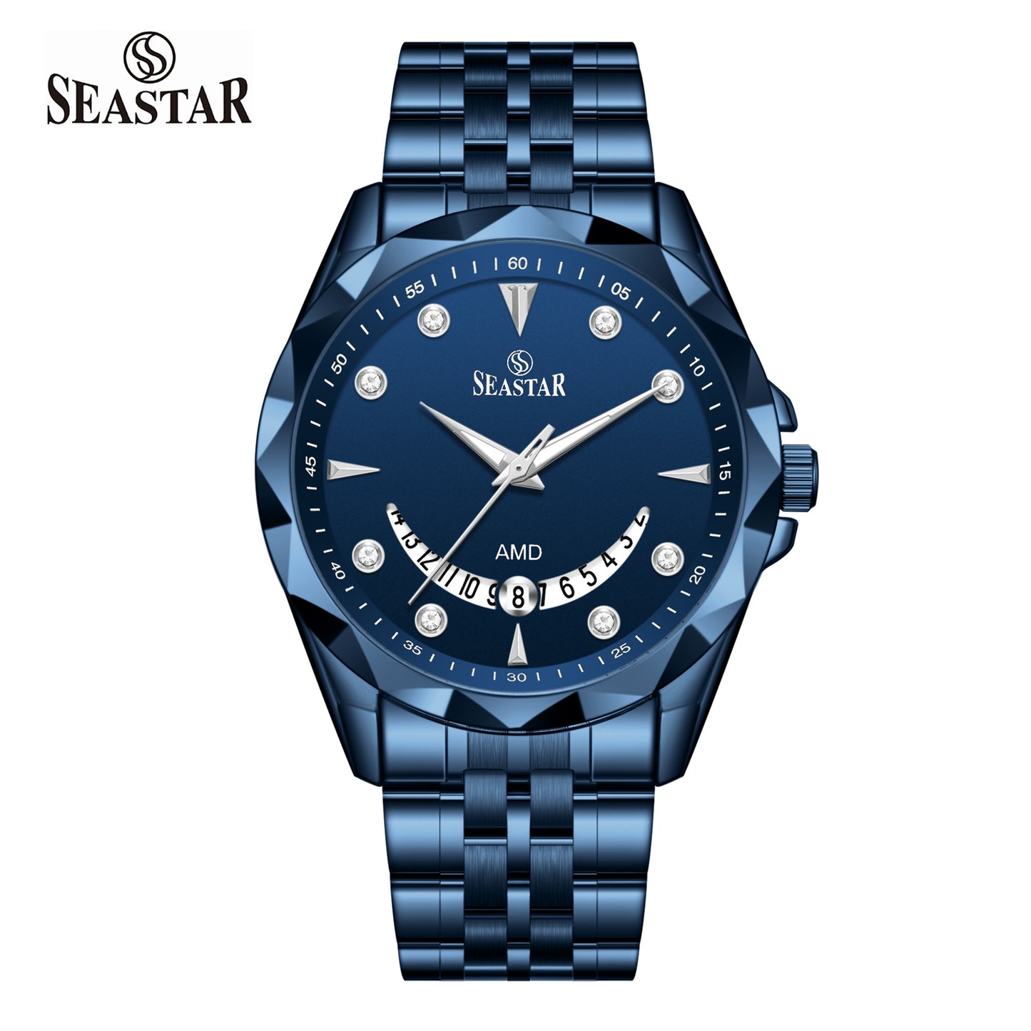 Seastar SS-2472M Stainless Steel Men's Watch