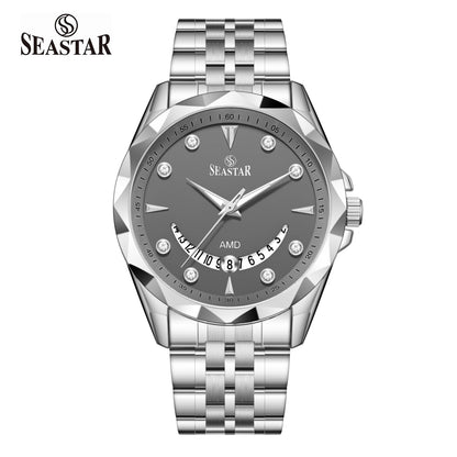 Seastar SS-2472M Stainless Steel Men's Watch