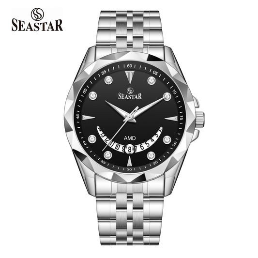 Seastar SS-2472M Stainless Steel Men's Watch