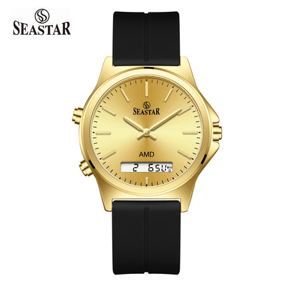 SS-2481M Dual-Display Sport Watch | Premium Silicone Strap Edition