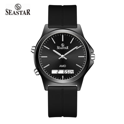 SS-2481M Dual-Display Sport Watch | Premium Silicone Strap Edition