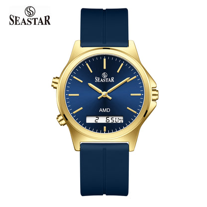 SS-2481M Dual-Display Sport Watch | Premium Silicone Strap Edition