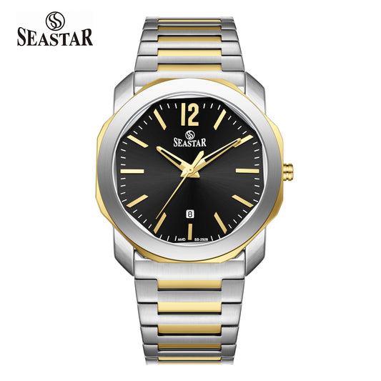 Seastar SS-2509M Stainless Steel Men's Luxury Watch