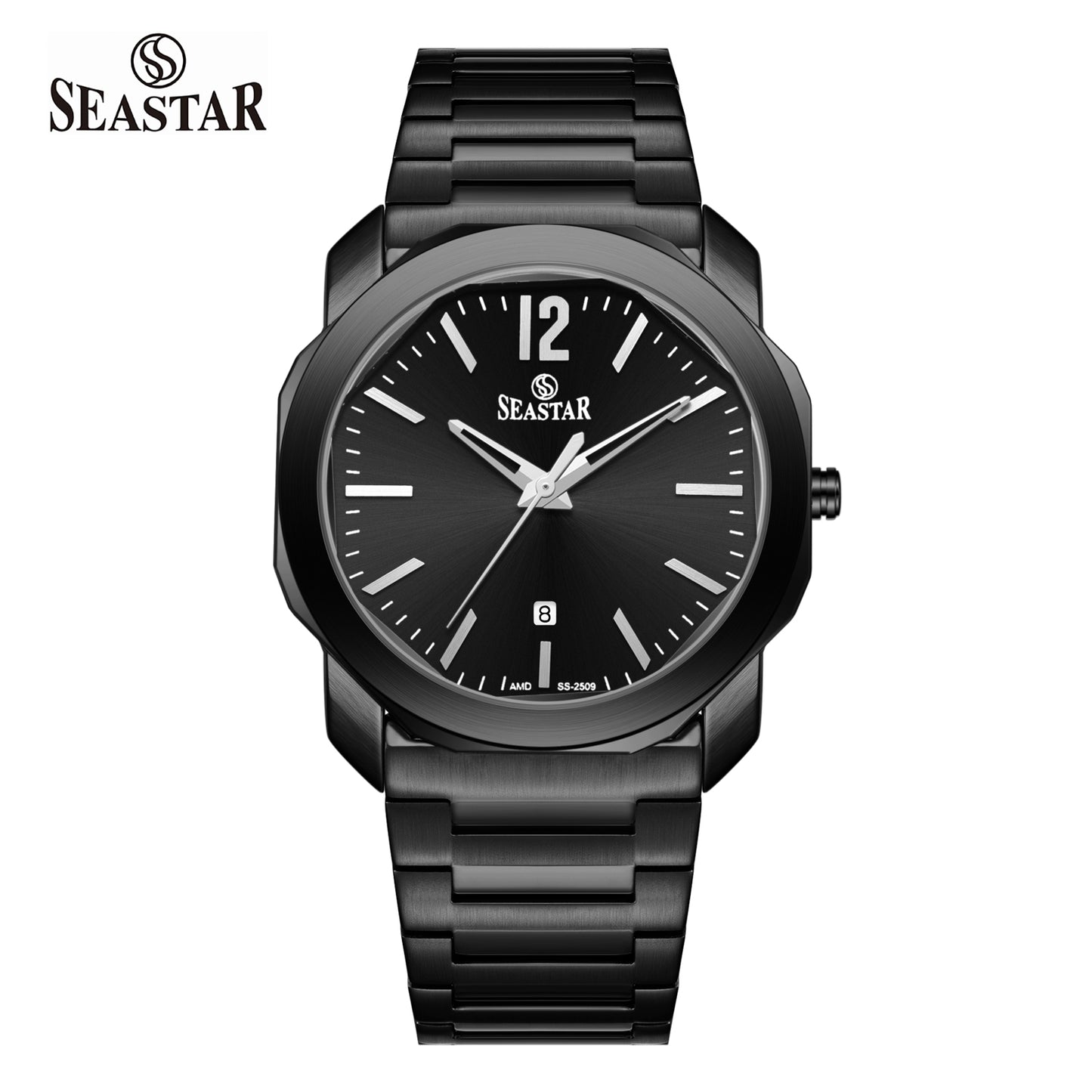 Seastar SS-2509M Stainless Steel Men's Luxury Watch