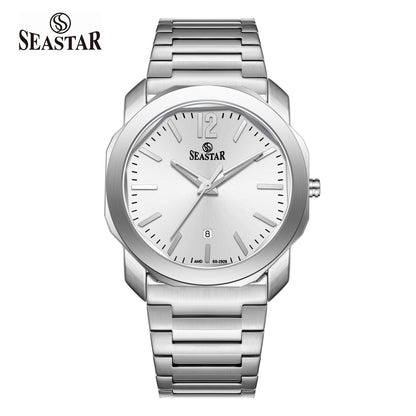 Seastar SS-2509M Stainless Steel Men's Luxury Watch