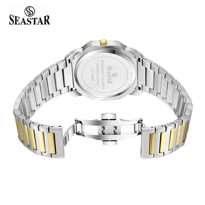 Seastar SS-2509M Stainless Steel Men's Luxury Watch