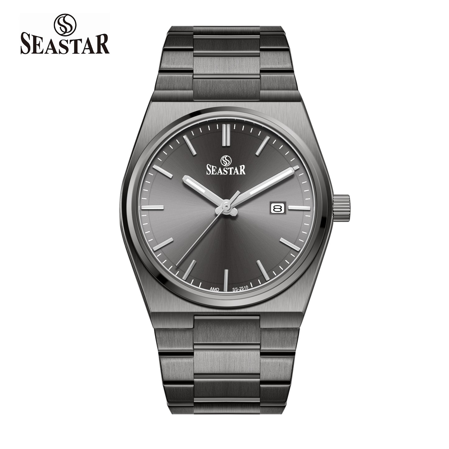 Seastar SS-2510M Minimalist Executive Stainless Steel Men's Luxury Watch