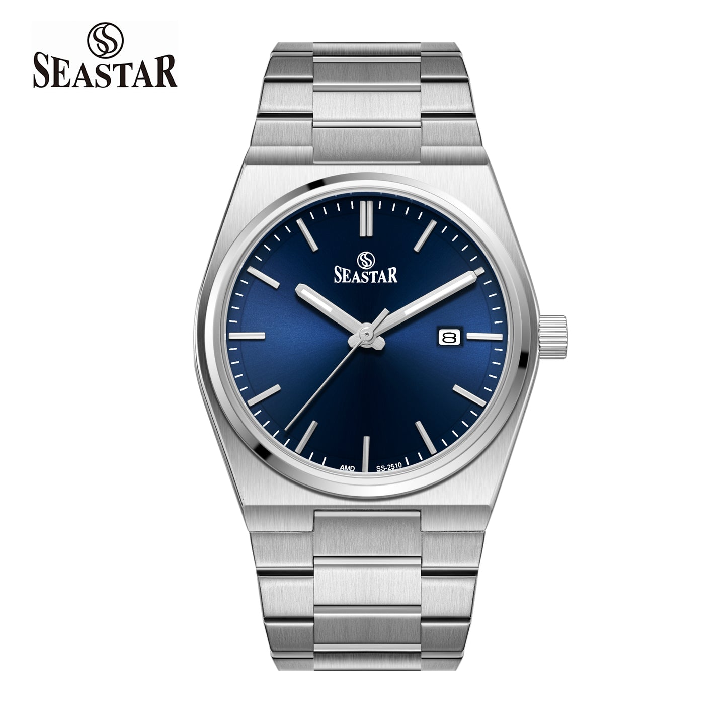 Seastar SS-2510M Minimalist Executive Stainless Steel Men's Luxury Watch