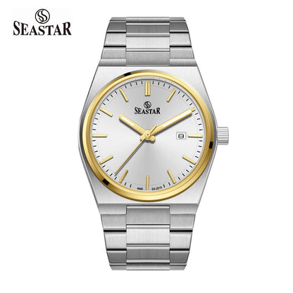 Seastar SS-2510M Minimalist Executive Stainless Steel Men's Luxury Watch