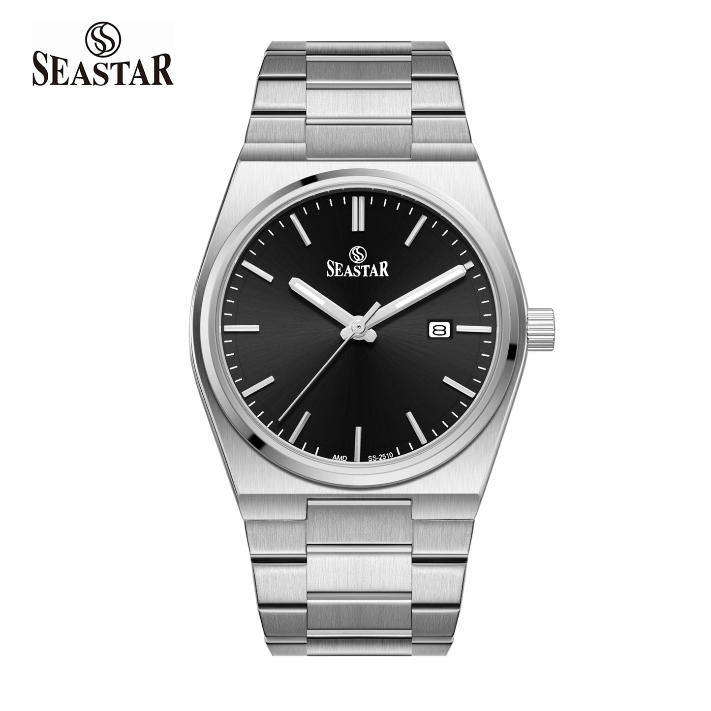 Seastar SS-2510M Minimalist Executive Stainless Steel Men's Luxury Watch