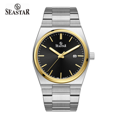 Seastar SS-2510M Minimalist Executive Stainless Steel Men's Luxury Watch