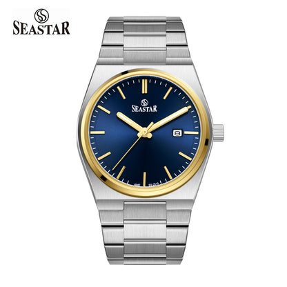 Seastar SS-2510M Minimalist Executive Stainless Steel Men's Luxury Watch
