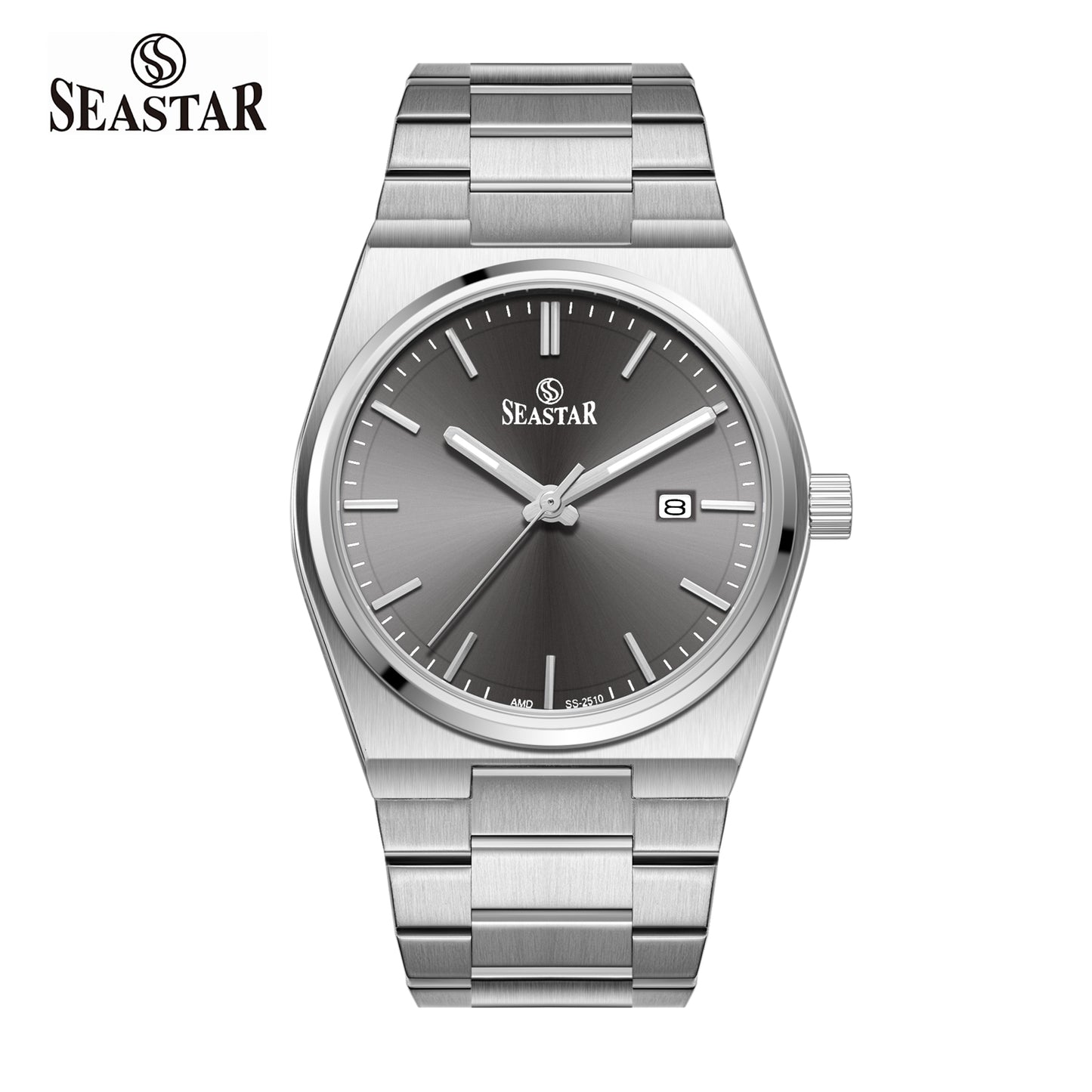 Seastar SS-2510M Minimalist Executive Stainless Steel Men's Luxury Watch