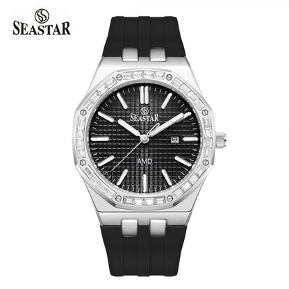 Seastar SS-2465M – Men’s Silicone Strap Watch