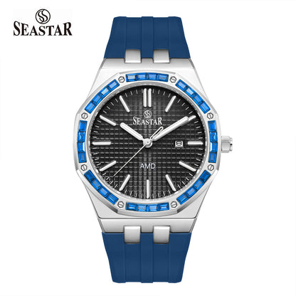 Seastar SS-2465M – Men’s Silicone Strap Watch