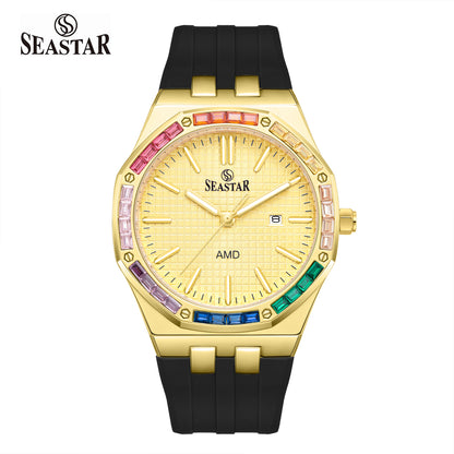 Seastar SS-2465M – Men’s Silicone Strap Watch
