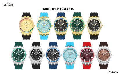 Seastar SS-2465M – Men’s Silicone Strap Watch