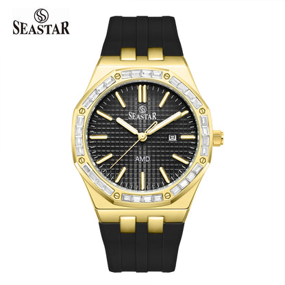 Seastar SS-2465M – Men’s Silicone Strap Watch