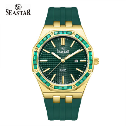 Seastar SS-2465M – Men’s Silicone Strap Watch