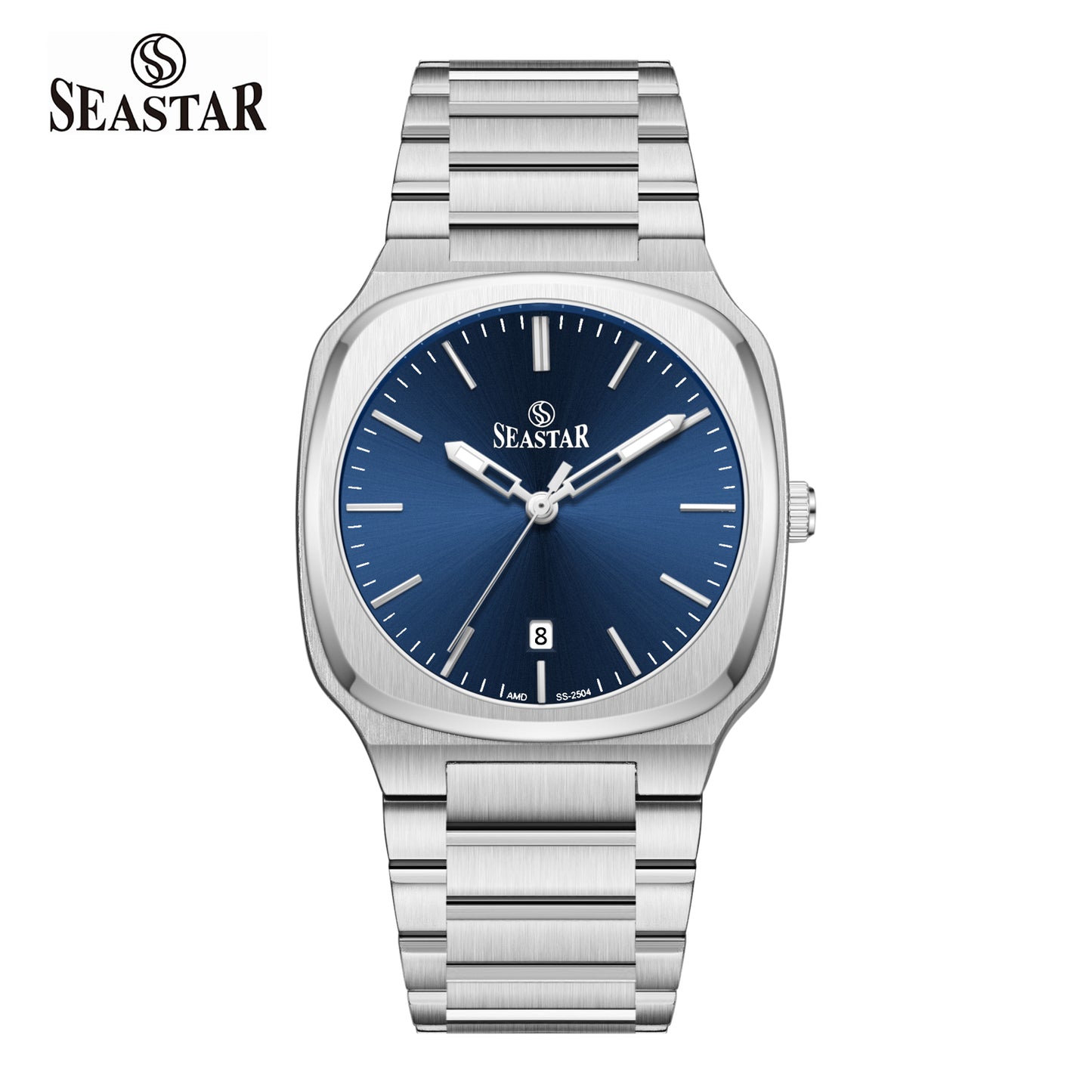 SS-2504M Stainless Steel Edition Chain & Sunray Dial Men's Watch