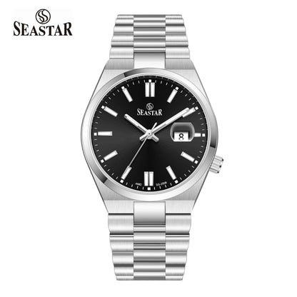 SS-2508M Classic President Magnified Date Premium Steel Men's Watch