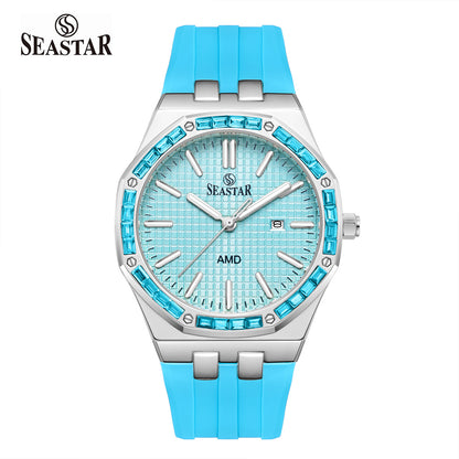 Seastar SS-2465M – Men’s Silicone Strap Watch