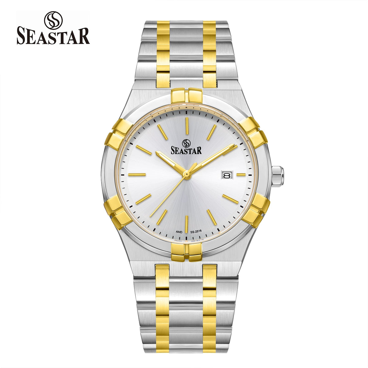 2516M Two-Tone Stainless Steel Men’s Watch - Seastar Watches-Seastar Watches-