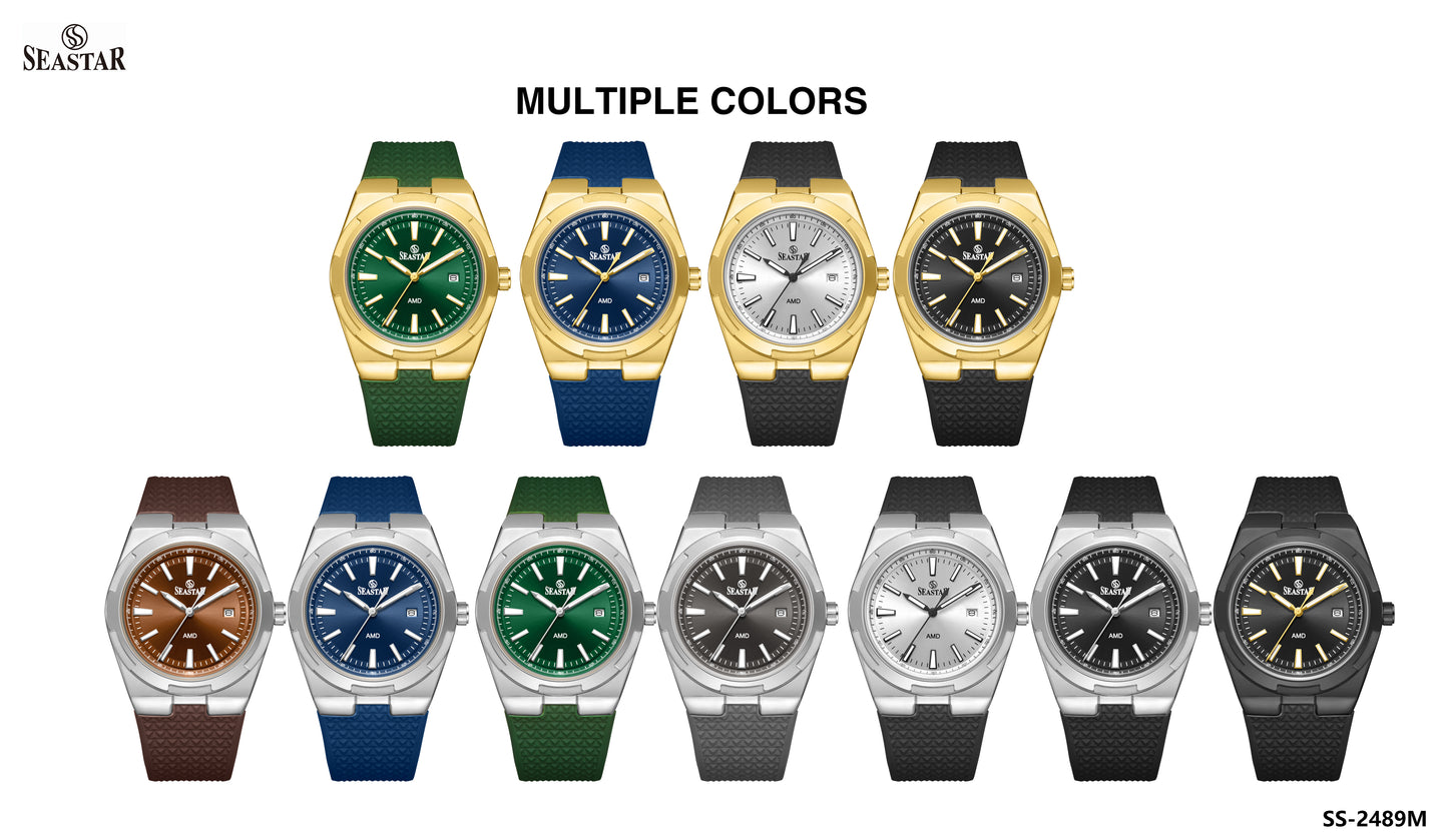 Seastar 2489 Premium Silicone Strap Men's Watch